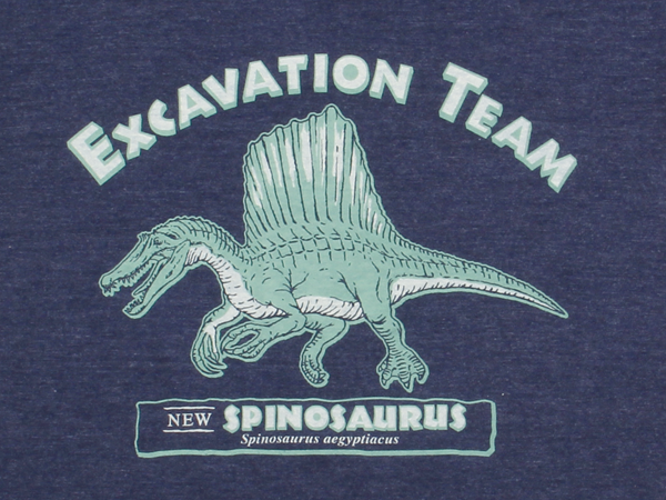 Tシャツ　スピノサウルス ネイビー